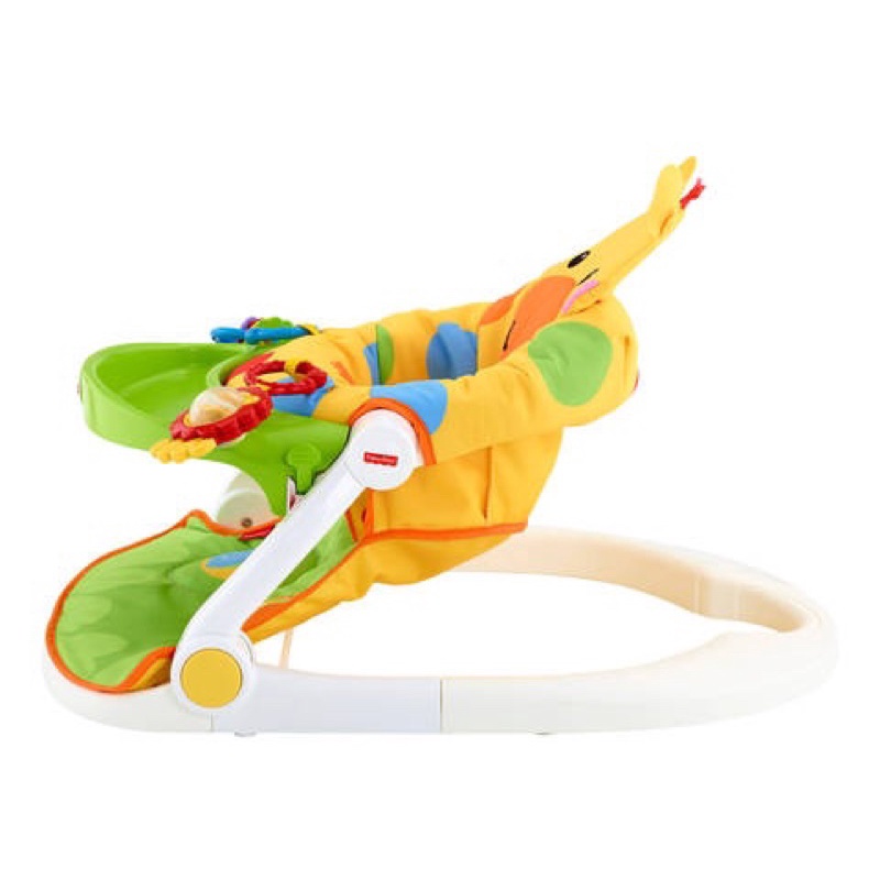 เก้าอี้ฝึกนั่ง-พร้อมถาด-fisher-price-sit-me-up-floor-seat-with-tray-giraffe-ลายยีราฟ-เพื่อนเลิฟ