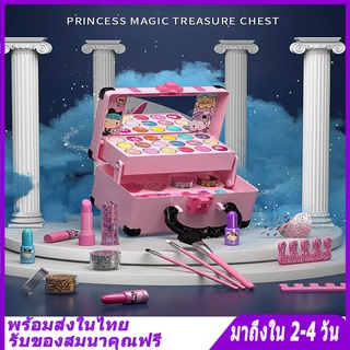 【จัดส่งที่รวดเร็ว+NEW】เครื่องแต่งหน้าเด็กชุดแต่งหน้าเด็กปลอดสารพิษและล้างทำความสะอาดได้ เครื่องสำอางค์เด็ก3ปีขึ้นไป