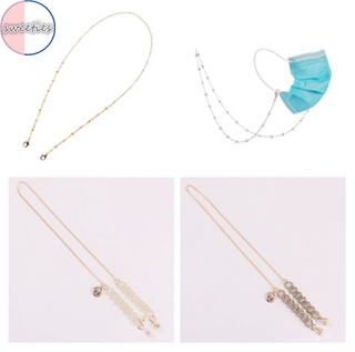 ภาพหน้าปกสินค้า[xijing-cod]  Korea woman simple Love Heart pearl Chain for Glasses Necklace Bracelet Four-in-One Accessories ที่เกี่ยวข้อง