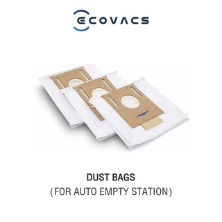 ภาพหน้าปกสินค้าอะไหล่ ECOVACS Dust Bag (3ชิ้น) ถุงเก็บฝุ่นสำหรับ Auto Empty Station ใช้กับ หุ่นยนต์ดูดฝุ่น N8PRO ที่เกี่ยวข้อง