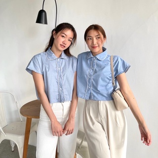 🛋 Mable crop top เสื้อครอป เสื้อครอปเชิ้ต