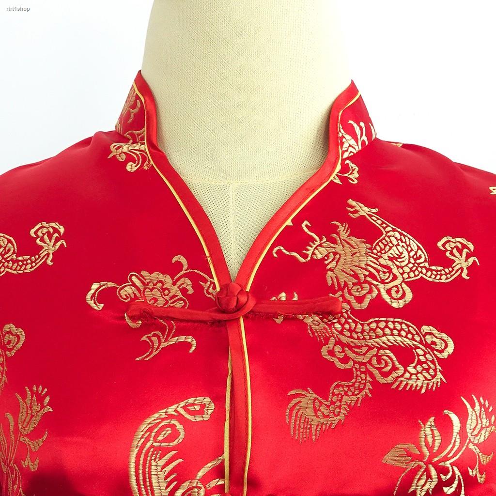 สปอตสินค้าเสื้อเดี่ยว-เสื้อจีนผู้หญิง-jt-fashion-ชุดกี่เพ้า-เสื้อคอจีน-ผ่าหน้า-สำหรับเทศกาลตรุษจีน-09-10-11