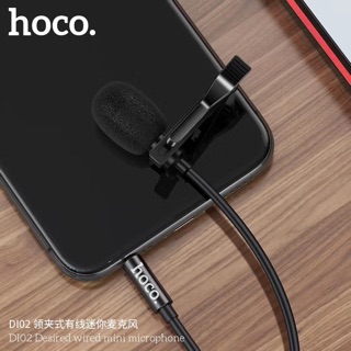 ภาพขนาดย่อสินค้าHoco DI02 Wire mini microphone ไมค์จิ๋ว ไมค์ไลฟ์สด เรียนออนไลน์ ใช้คู่กับกล้อง webcam