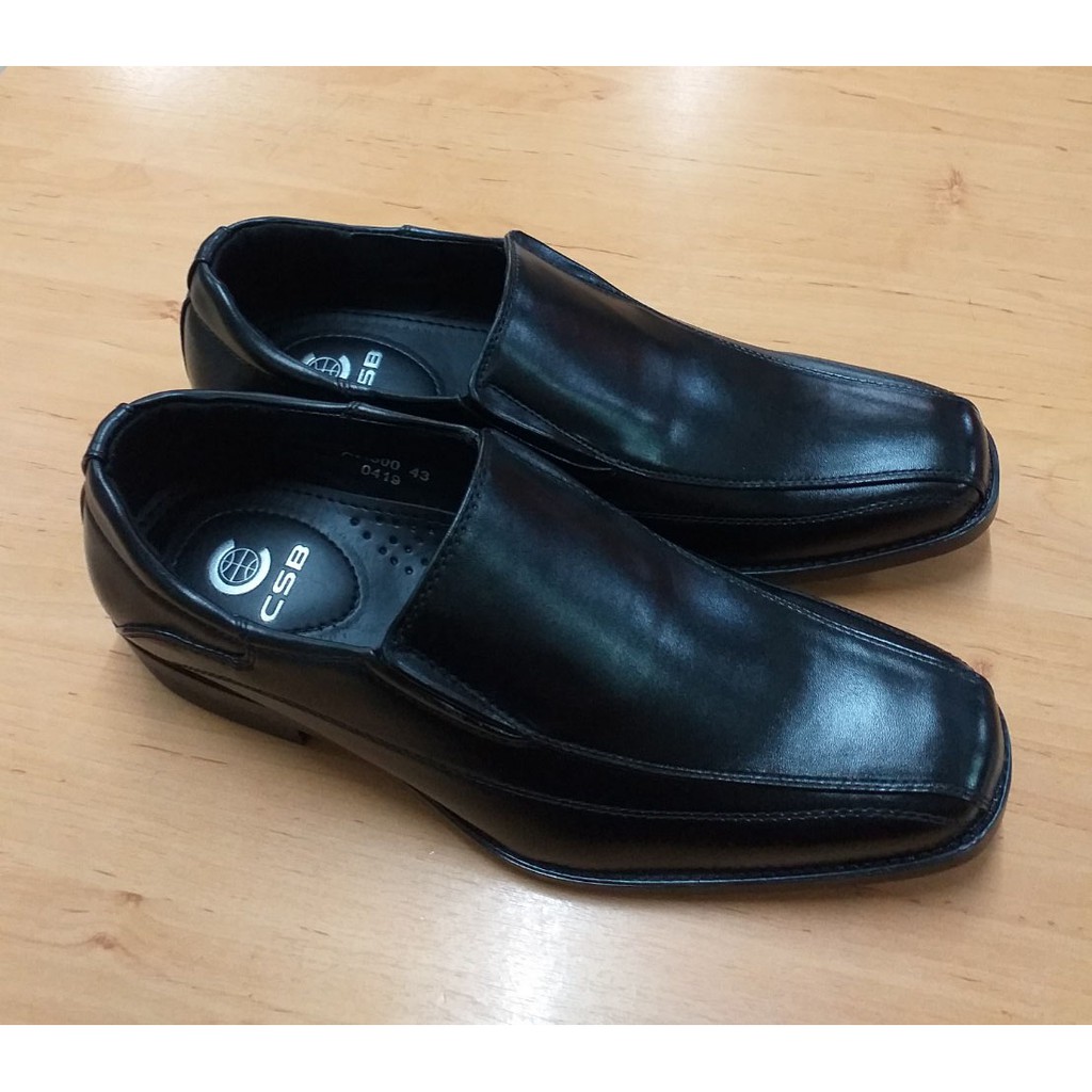 ภาพสินค้ารองเท้าคัชชูชายสีดำCM500สำหรับนักศึกษา คนทำงาน จากร้าน oshoes บน Shopee ภาพที่ 1
