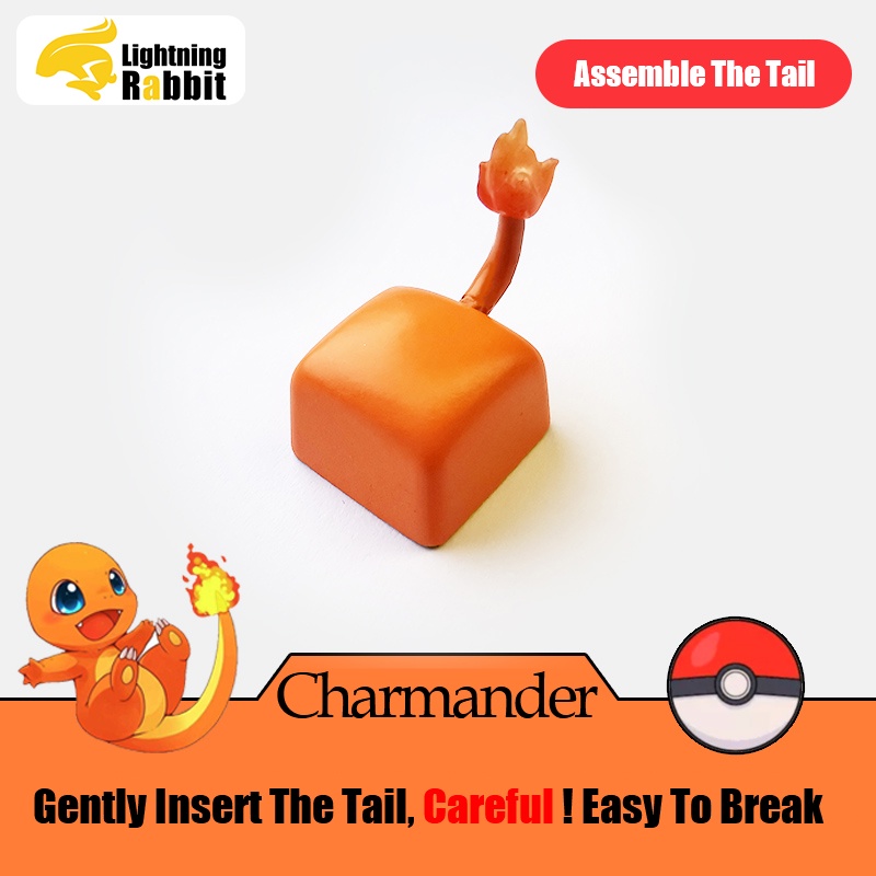 【KEYCAP】Pikachu ปุ่มกดคีย์บอร์ด พลาสติกเรซิ่น ลายปิกาจู โปเกม่อน R4 OEM ...