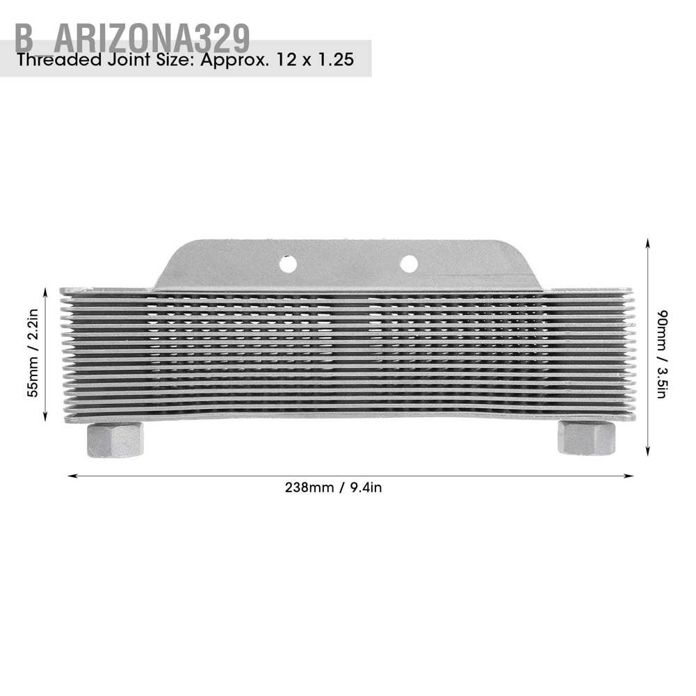 b-arizona329-หม้อน้ําหล่อเย็นน้ํามันเครื่องยนต์-16-แถว-สําหรับรถจักรยานยนต์วิบาก-atv-125-250cc