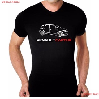 2022 Renault Captur Car T-shirt เสื้อยืดผู้ชาย ดพิมพ์ลาย เสื้อยืดผ้าฝ้าย คอกลม cotton แฟชั่น sale