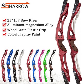 Topoint R10  25 นิ้ว ILF Bow Rsier ยิงธนู Comprtition อลูมิเนียมแมกนีเซียมอัลลอยด์ Bow Handle Recurve Bow การล่าสัตว์