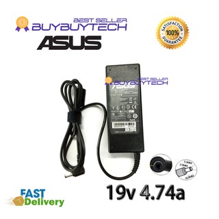 ASUS AC adapter ที่ชาร์จ notebook 19V4.74A หัวใหญ่* 5.5*2.5