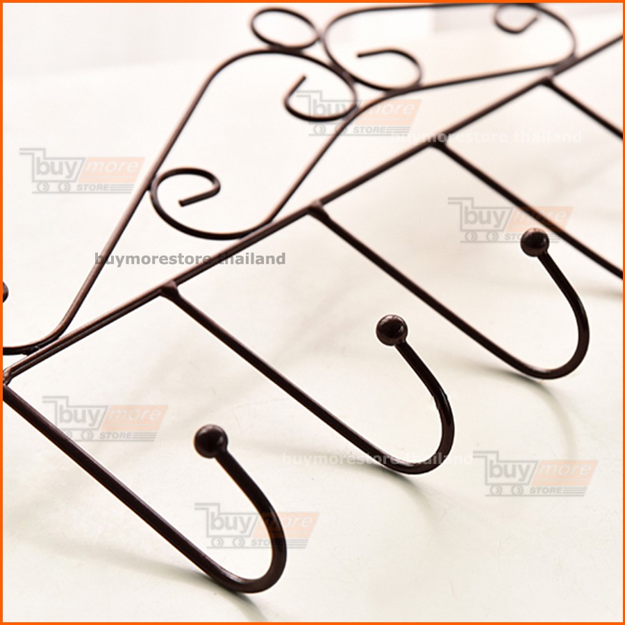 ที่แขวนของหลังประตู-ที่แขวนของหลังบานพับ-พร้อม-hook-สำหรับเกี่ยวของ-7-ซี่-ที่แขวนของแบบไม่ต้องเจาะ-แขวนประตู