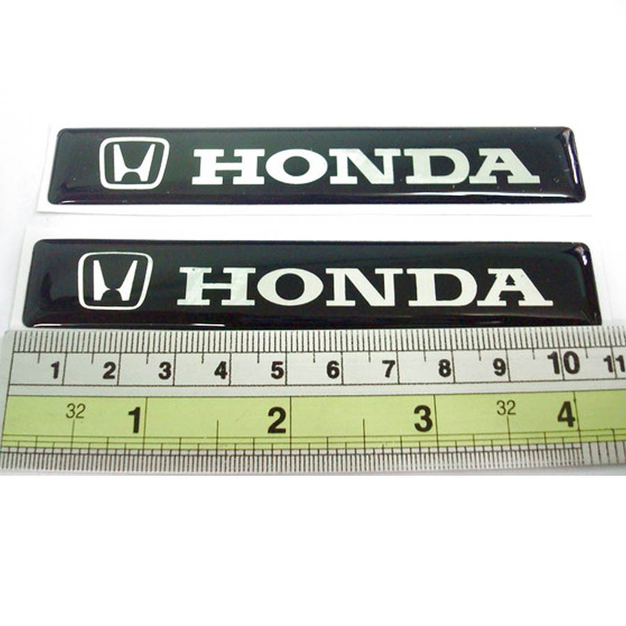 ราคาต่อ-2ชิ้น-สติกเกอร์เรซิ่น-สติกเกอร์-honda-11-x-1-8-cm-หนา-1-มิล-ฮอนด้า