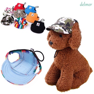 DELMER Accessories Dog Caps Party Costume Dog Supplies Sun Hat Headwear Canvas Puppy Pet Products Sports Baseball Caps