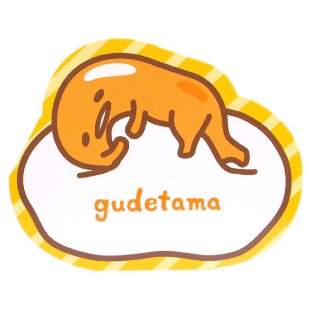 กระดาษโน๊ตไดคัท-gudetama