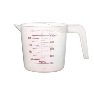 ถ้วยตวง ถ้วยพลาสติก 500ml / 2 Cup Tasse 16oz MEASURING CUP500MLแก้วตวง แก้วพลาสติก ถ้วยตวงของเหลวT0450