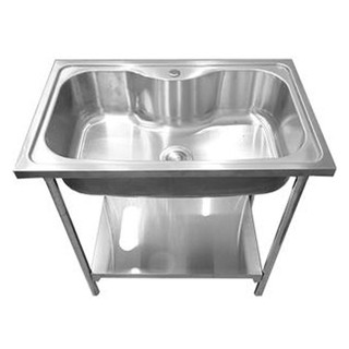 FREE STANDING SINK TEKA LINEA AB PLUS 1B STAINLESS ซิงค์ขาตั้ง 1หลุม LINEA AB PLUS 1B สเตนเลส อ่างล้างจานขาตั้ง อ่างล้าง