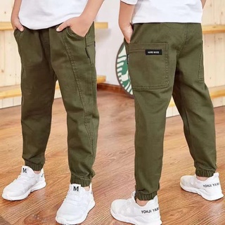 สินค้า กางเกงขายาวเด็กผู้ชายกางเกงขายาวเด็กกางเกงเลกกิ้งกางเกงสแล็คสไตล์เกาหลีใส่สบายราคาถูกในร้านสะดวกซื้อ