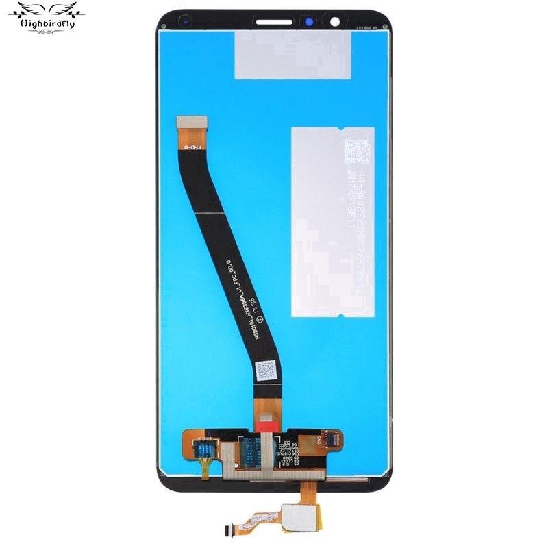 หน้าจอ LCD + กระจกหน้าจอสัมผัสสำหรับ Huawei y9 2018  FLA-LX2 screen digitizer