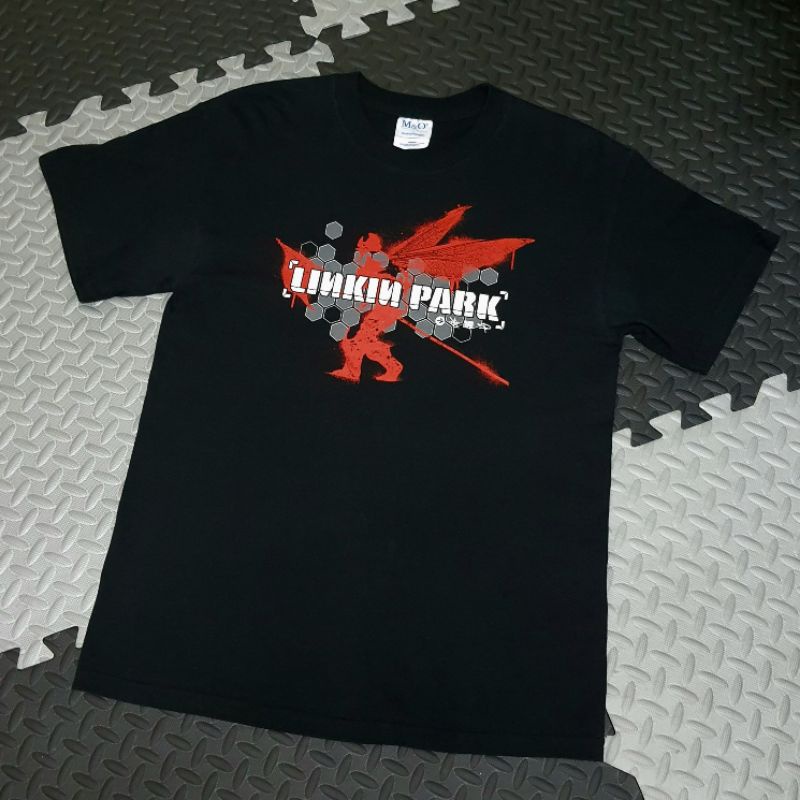 ผ้าฝ้าย-100-roundเสื้อวง-linkin-park-hybrid-theory-tour-size-s-5xl