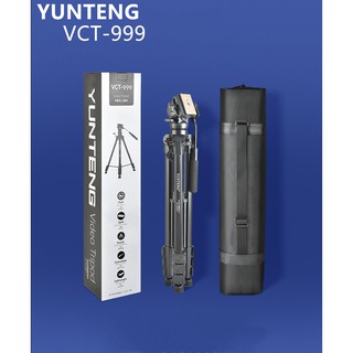 ภาพขนาดย่อของสินค้าขาตั้งกล้องวิดิโอ ยี่ห้อ Yunteng รุ่น VCT-999.สูง 206cm