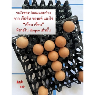 ภาพขนาดย่อของภาพหน้าปกสินค้าแผงไข่แผงไข่พลาสติก ถาดไข่พลาสติกสีดำแผงเล็ก ถาดแผงไข่ รางแผงไข่ รางถาดใข่พลาสติก 30 ฟอง แผงใข่ "เจี๊ยบ เจี๊ยบ" จากร้าน goodgoodsever บน Shopee