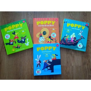 หนังสือนิทาน + กดปุ่มมีเสียง  Poppy and Vivadi, Poppy and Mozart