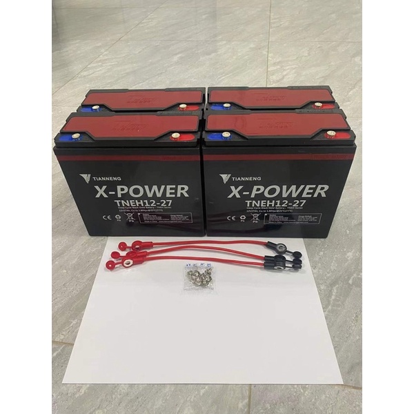 แบตเตอรี่ตะกั่ว-แห้ง-12v27ah-แบตใหม่ของแท้100-ราคาต่อ1ลูก-สำหรับรถไฟฟ้า-รถไฟฟ้า3ล้อขนาด12v27ah-ราคาต่อ1ลูก