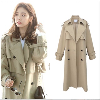 (สินค้าพรีออเดอร์จ้า) kp229- เสื้อTrench coat แบบ #shinsekyung เสื้อโค้ท เสื้อโค้ทเกาหลี เสื้อโค้ทยาว เสื้อโค้ทยาวน้ำตาล