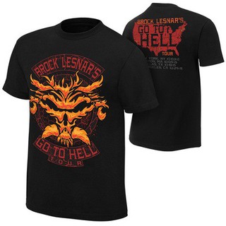 เสื้อยืดผ้าฝ้ายพิมพ์ลายขายดี Brock Lesnar 