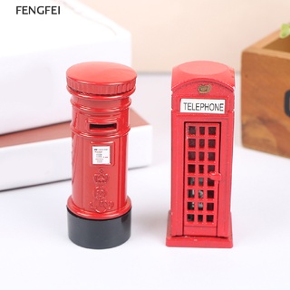 Fengfei กบเหลาดินสอ โมเดลรถยนต์บัสลอน ขนาดเล็ก สไตล์อังกฤษ