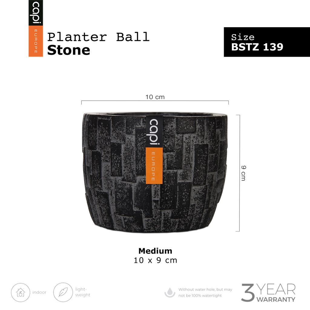 bstz-139-planter-ball-stone-size-d-10-x-h-9-cm-กระถางต้นไม้-modern-แบรนด์-capi-europe