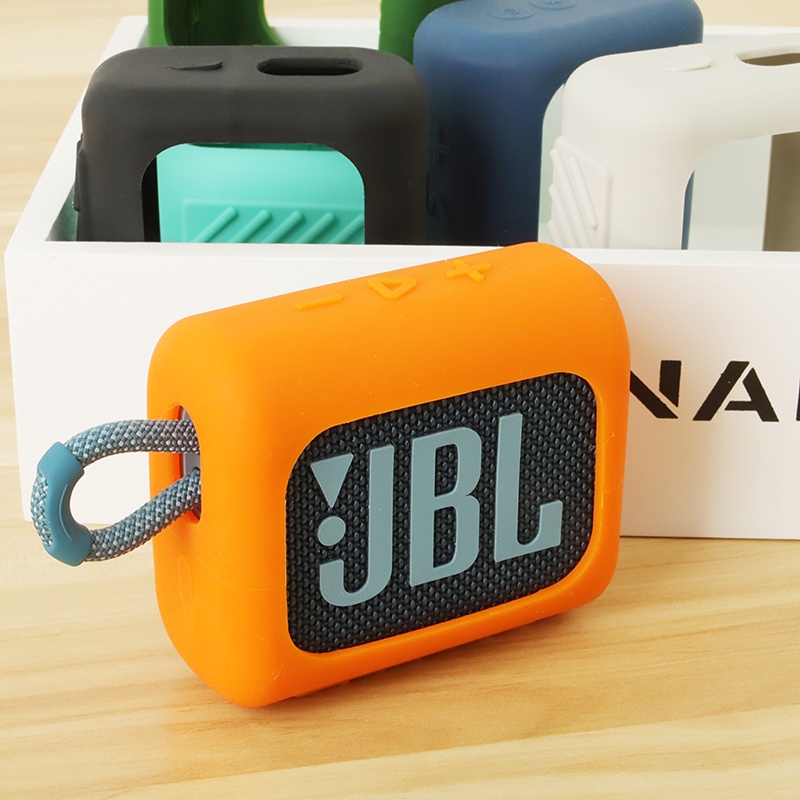 ภาพสินค้าเคสซิลิโคนสําหรับลําโพง Jbl Go3 Go3 มีหลายสีให้เลือก จากร้าน yuntengthailand บน Shopee ภาพที่ 5