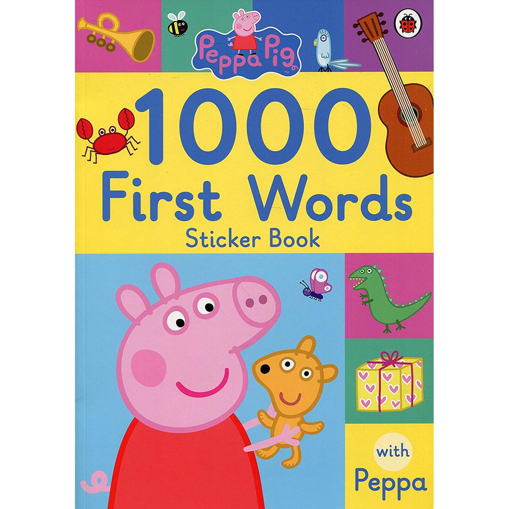 หนังสือนิทานภาษาอังกฤษ-peppa-pig-1000-first-words-sticker-book
