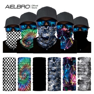 2021 ใหม่ AIELBRO หน้ากากผ้าพันคอกันแดดไร้รอยต่อดูดซับเหงื่อสําหรับเล่นกีฬา