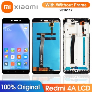 5.0&amp;#39;&amp;#39หน้าจอแสดงผล ของแท้ สําหรับ Xiaomi Redmi 4A Redmi 4A 2016117 จอแสดงผล Lcd หน้าจอสัมผัส Digitizer พร้อมกรอบเปลี่ยน