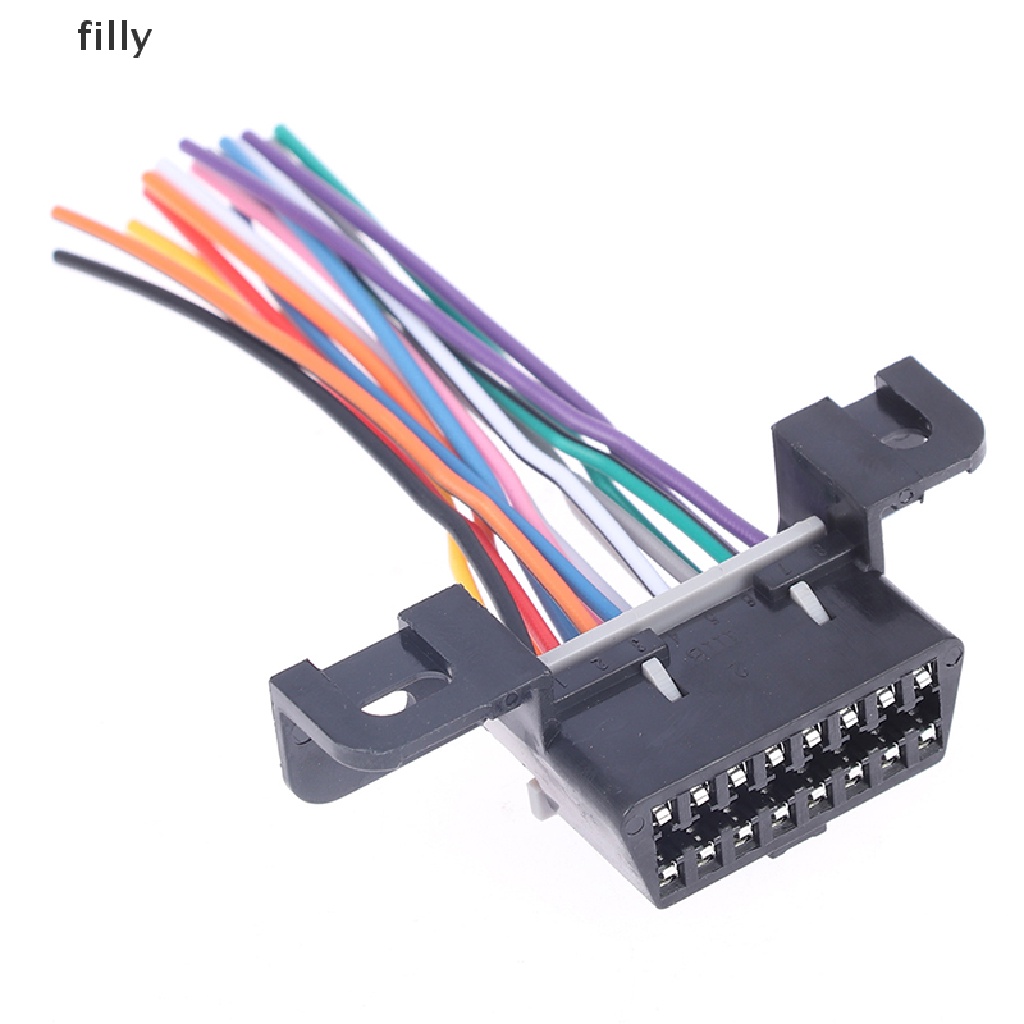 [FILLY] 16 Pin OBD2 Cable Female Extension Connector OBD 2 Adapter ...