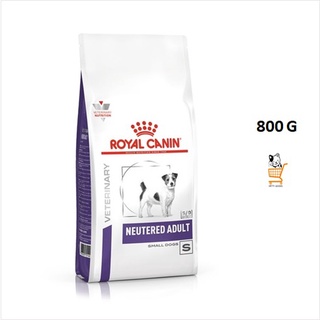 Royal Canin VET Small dog Neutered Adult 0.8 KG อาหารสุนัข โต ทำหมัน พันธุ์เล็ก เม็ดเล็ก 1 ถุง