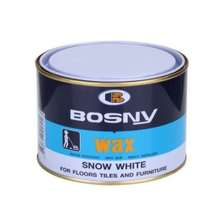 ขี้ผึ้งขัดพื้น ขัดพื้นไม้ BOSNY 400G สีขาว (รหัส HM1096895)