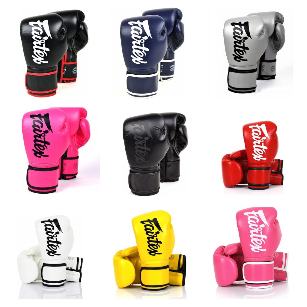 นวมชกมวย แฟร์เท็กซ์ Fairtex Muay Thai Boxing Gloves BGV14 traning ซ้อมชก น้ำหนักเบา 10 12 14 16