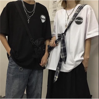 ราคาเสื้อยืดแขนสั้นผู้หญิง oversize ผู้ชาย เสื้อคู่รัก เสื้อผ้าวัยรุ่น สาวอวบ เสื้อโอเวอร์ไซส์เกาหลี เสื้อยืดสตรีทพิมพ์ล