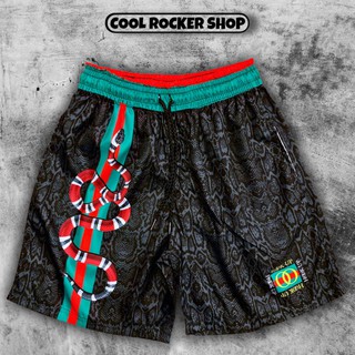 Cool Rocker : Streetwear Shorts : กางเกงขาสั้น แนวสตรีทลายงู