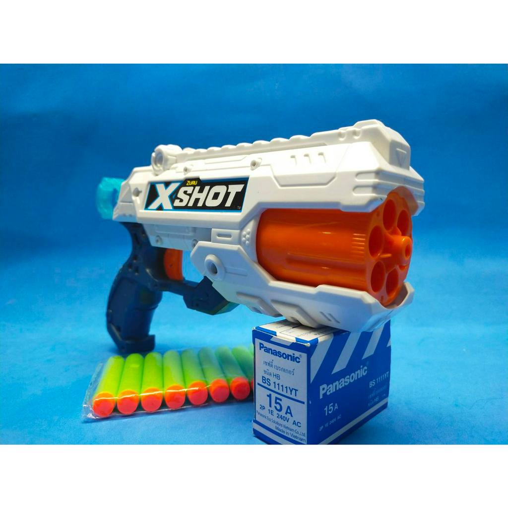 nerf-x-shot-rebelle-ปืนnerf-ปืนลูกโม่-ของเล่น-ปืนเนิร์ฟของแท้ราคาถูกมือสอง