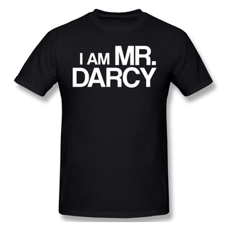 [S-5XL] เสื้อยืด ผ้าฝ้าย พิมพ์ลาย I Am Mr Darcy แนวสตรีท แฟชั่นสําหรับผู้ชาย
