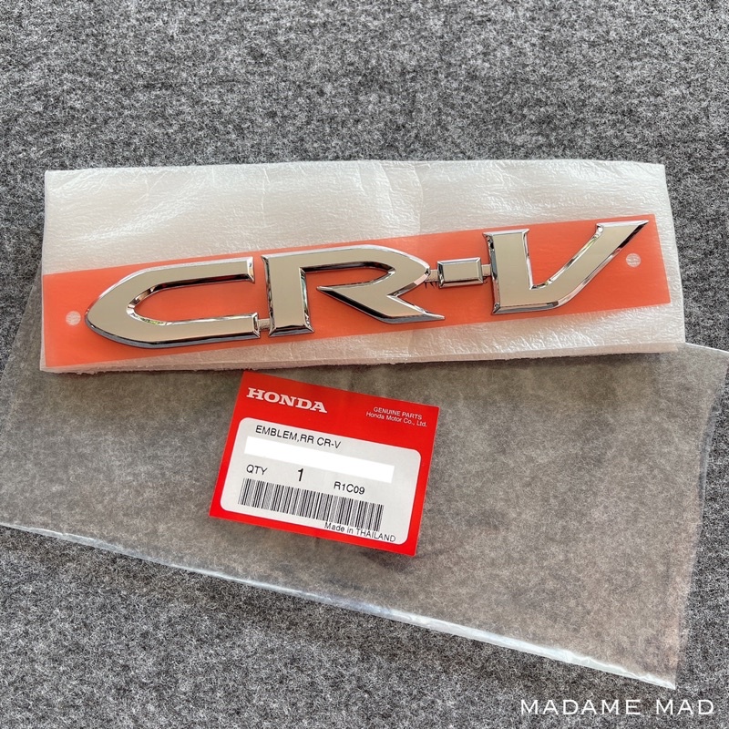 ราคาและรีวิวแท้ศูนย์ % โลโก้ CRV CR-V G3 2007-2012 ขนาด 19.8x2.9cm (URA-75722-SWE-T01)