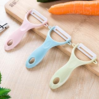 1pc Ceramic Vegetable Fruit Scraping Knife, Multi-function Apple Potato Peeler Kitchen Tool