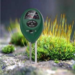 เครื่องวัดค่าดิน กรด-ด่าง ความชื้น แสง (SOIL PH METER 3IN1)