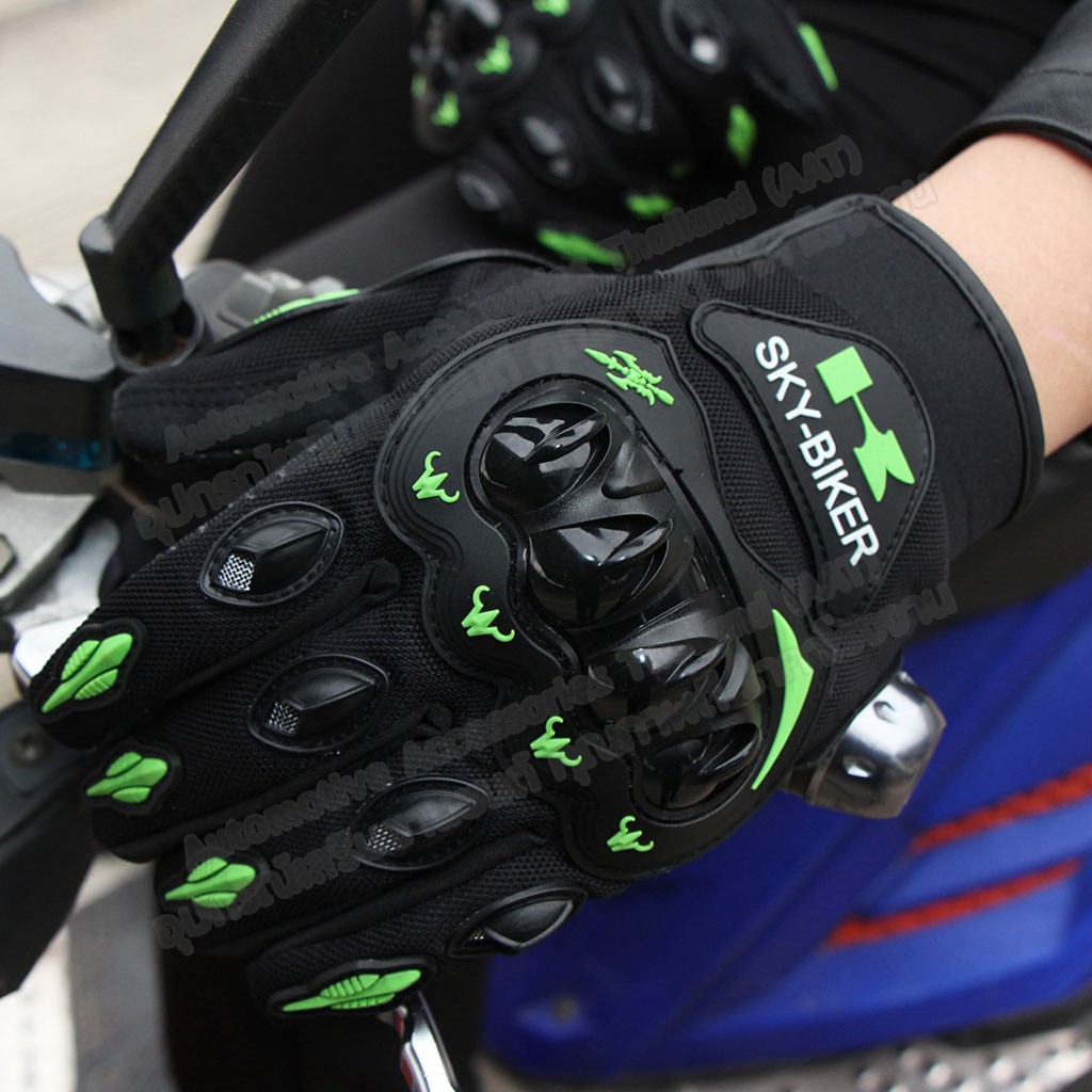 ภาพสินค้า(ลด 15% โค้ด LERTD) ถุงมือขี่มอเตอร์ไซค์ ถุงมือขับมอเตอร์ไซค์ ระบายความร้อนได้ดี ขับรถ SKY BIKER (4 สี) จากร้าน lertpong.t บน Shopee ภาพที่ 3