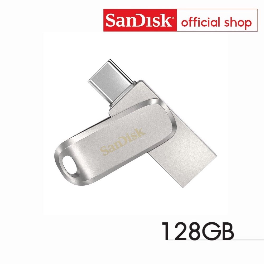 ราคาและรีวิวSanDisk Ultra Dual Drive Luxe USB Type-C, 128GB (SDDDC4-128G-G46)