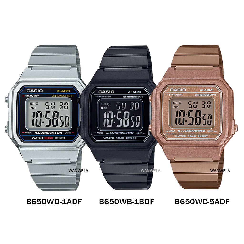 ภาพหน้าปกสินค้าของแท้ นาฬิกาข้อมือ Casio รุ่น B650 ประกันศูนย์ CMG จากร้าน wanwela.watch บน Shopee