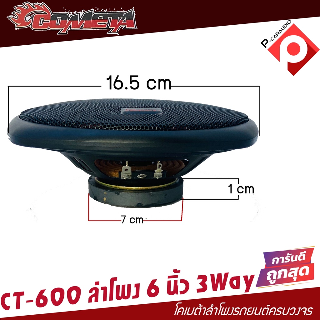 โปรสุดคุ้ม-cometa-by-soway-ลำโพงเสียงกลาง-6-นิ้ว-ลำโพงแกนร่วม-ขนาด-6นิ้ว-220วัตต์-ct-600ราคาต่อ1ดอก