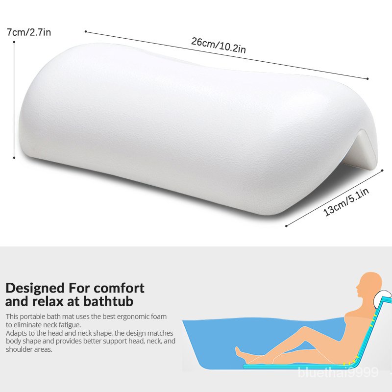 บลูไดมอนด์-konco-bathtub-pillow-non-slip-bathtub-headrest-soft-waterproof-bath-pillows-with-suction-cups-bathroom-acce